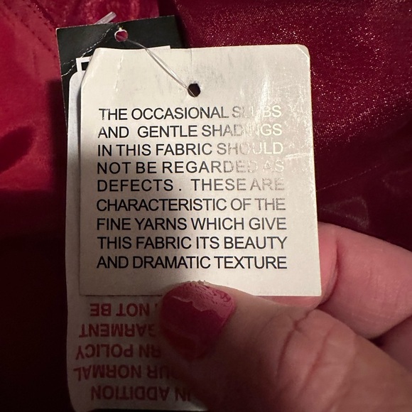 NWT Alex Evenings burgundy size small petite blazer/blouse - Picture 8 of 8